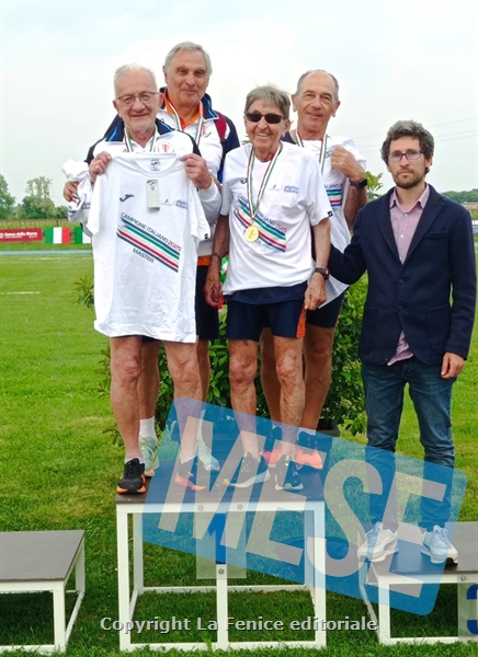 L'Atletica Pistoia strega tutti   agli Italiani master di prove multiple e staffette.   Marchioni, 90enne d'oro
